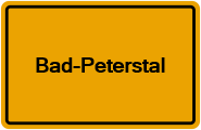 Grundbuchauszug Bad-Peterstal