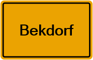 Grundbuchauszug Bekdorf