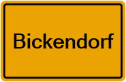 Grundbuchauszug Bickendorf