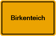 Grundbuchauszug Birkenteich