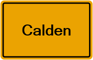 Grundbuchauszug Calden