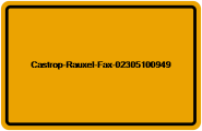 Grundbuchauszug Castrop-Rauxel-Fax-02305100949
