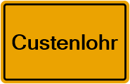 Grundbuchauszug Custenlohr