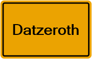 Grundbuchauszug Datzeroth