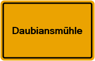 Grundbuchauszug Daubiansmühle