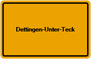 Grundbuchauszug Dettingen-Unter-Teck