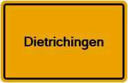 Grundbuchauszug Dietrichingen