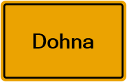 Grundbuchauszug Dohna