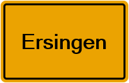 Grundbuchauszug Ersingen