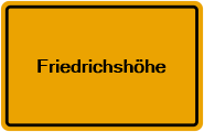 Grundbuchauszug Friedrichshöhe