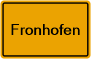 Grundbuchauszug Fronhofen