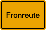 Grundbuchauszug Fronreute