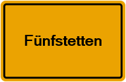 Grundbuchauszug Fünfstetten