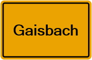 Grundbuchauszug Gaisbach