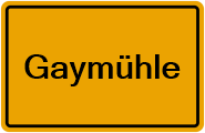 Grundbuchauszug Gaymühle