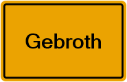 Grundbuchauszug Gebroth