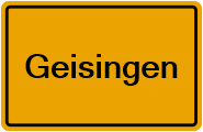 Grundbuchauszug Geisingen
