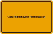 Grundbuchauszug Gem-Rodershausen-Rodershausen