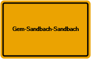 Grundbuchauszug Gem-Sandbach-Sandbach