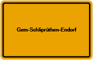Grundbuchauszug Gem-Schliprüthen-Endorf
