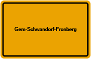 Grundbuchauszug Gem-Schwandorf-Fronberg