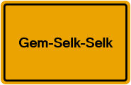 Grundbuchauszug Gem-Selk-Selk