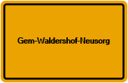 Grundbuchauszug Gem-Waldershof-Neusorg