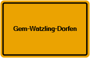 Grundbuchauszug Gem-Watzling-Dorfen
