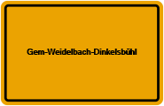 Grundbuchauszug Gem-Weidelbach-Dinkelsbühl