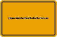 Grundbuchauszug Gem-Westerdeichstrich-Büsum