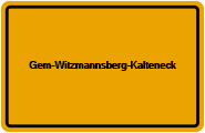 Grundbuchauszug Gem-Witzmannsberg-Kalteneck