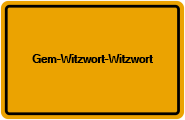 Grundbuchauszug Gem-Witzwort-Witzwort