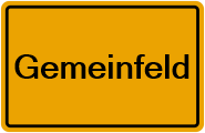 Grundbuchauszug Gemeinfeld
