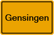 Grundbuchauszug Gensingen