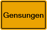 Grundbuchauszug Gensungen