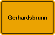 Grundbuchauszug Gerhardsbrunn