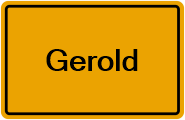 Grundbuchauszug Gerold