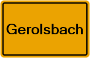 Grundbuchauszug Gerolsbach