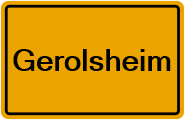 Grundbuchauszug Gerolsheim