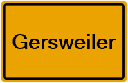 Grundbuchauszug Gersweiler