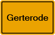 Grundbuchauszug Gerterode