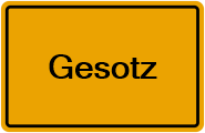Grundbuchauszug Gesotz