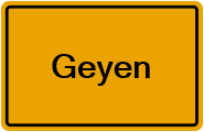 Grundbuchauszug Geyen