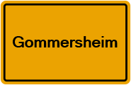 Grundbuchauszug Gommersheim