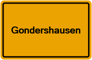 Grundbuchauszug Gondershausen