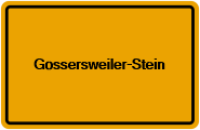 Grundbuchauszug Gossersweiler-Stein