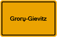 Grundbuchauszug Groгџ-Gievitz