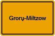 Grundbuchauszug Groгџ-Miltzow
