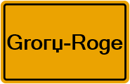 Grundbuchauszug Groгџ-Roge