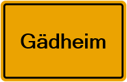 Grundbuchauszug Gädheim